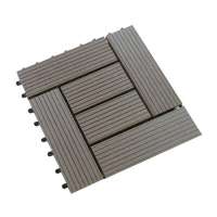 easy install Anti-Slip Interlocking Wpc Flooring/Decking Tiles