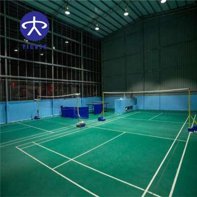 Yichen badminton court mat for badminton flooring/kindergarten/Gym//Dance Hall/hospital In Stock