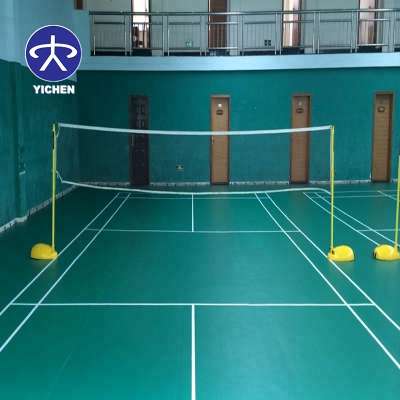 pvc badminton floor  at factory price