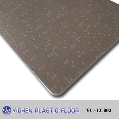 Wear resistant Waterproof antislip shock absorption PVC vinyl Commercial Flooring